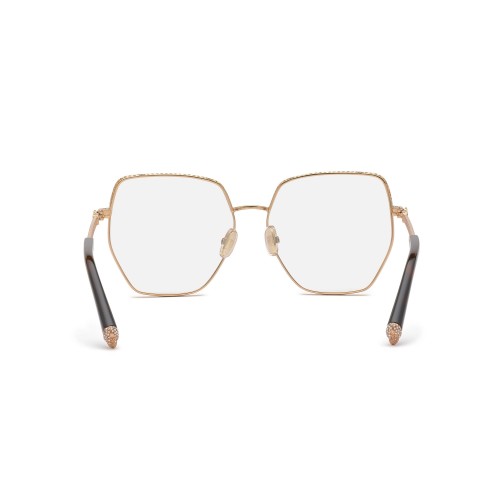 Philipp Plein VPP054S ECLECTIN MOOD - 08FC - 57 Cadres optiques Or, Havane Angulaire