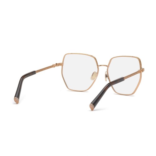 Philipp Plein VPP054S ECLECTIN MOOD - 08FC - 57 Cadres optiques Or, Havane Angulaire