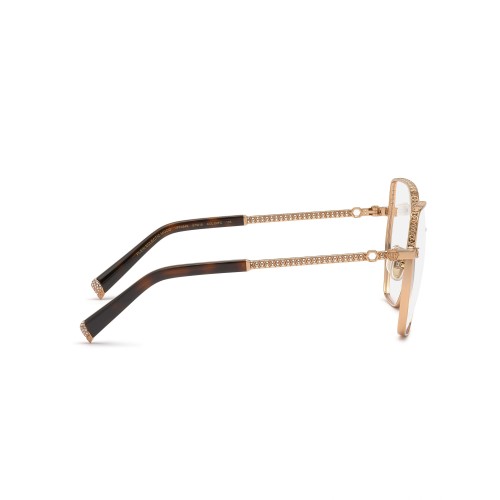 Philipp Plein VPP054S ECLECTIN MOOD - 08FC - 57 Cadres optiques Or, Havane Angulaire