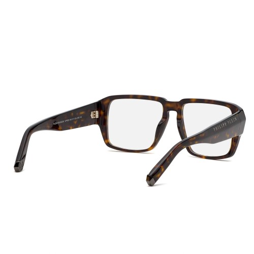 Philipp Plein VPP081 HEXAGON - 0722 - 55 Cadres optiques Havane Angulaire