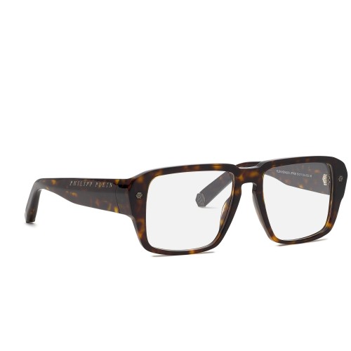 Philipp Plein VPP081 HEXAGON - 0722 - 55 Cadres optiques Havane Angulaire