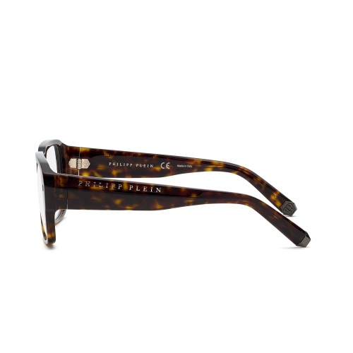 Philipp Plein VPP081 HEXAGON - 0722 - 55 Cadres optiques Havane Angulaire