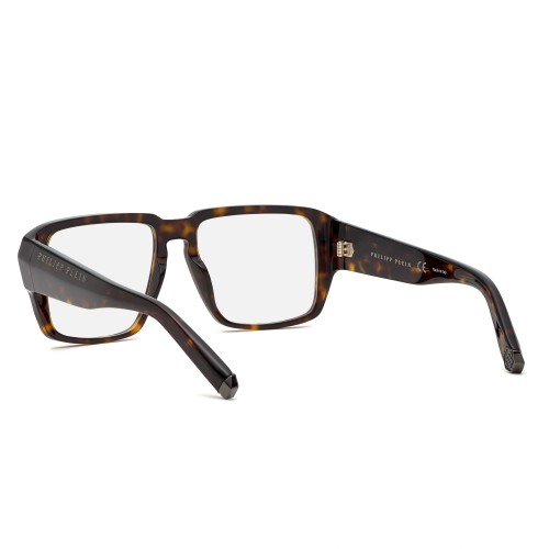 Philipp Plein VPP081 HEXAGON - 0722 - 55 Cadres optiques Havane Angulaire