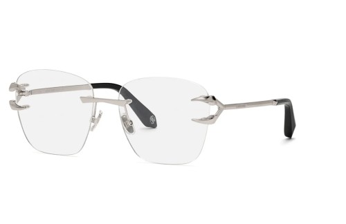 Roberto Cavalli VRC022 - 0579 - 58 Cadres optiques Argent, Noir Angulaire