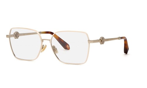 Roberto Cavalli VRC029 - 0492 - 57 Cadres optiques Or, Havane Angulaire