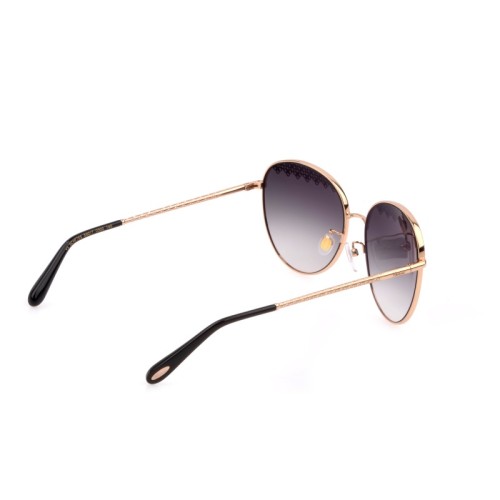 Chopard SCHF75S - 0300 - 59 Lunettes de soleil Or, Noir Rond
