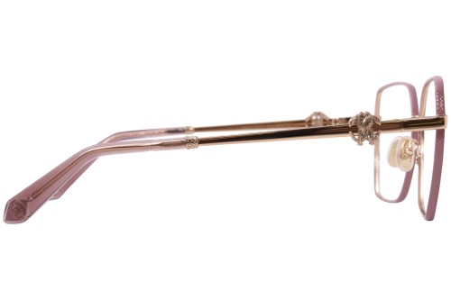 Roberto Cavalli VRC029 - 02AM - 57 Cadres optiques Rose, Bronze, Or Angulaire