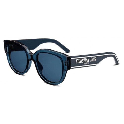 Dior WILDIOR BU - 30B0 B - 54 Lunettes de soleil Bleu Œil de chat