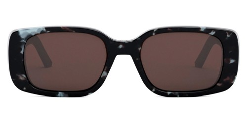 Dior WILDIOR S2U - 28F0 B - 53 Lunettes de soleil Bleu, Noir, À motifs Angulaire