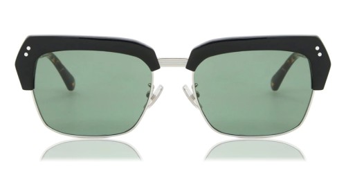 Marni Z2L Three Gorges Green - 55 Lunettes de soleil Noir, Argent Angulaire