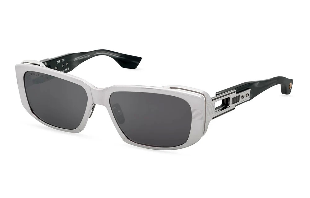 Dita ZIRITH(LIMITED EDITION) DTS435-A - 02 - 60 - LIMITED EDITION Lunettes de soleil Noir, Argent Angulaire