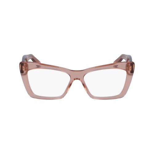 Salvatore Ferragamo SF2865 - 749 - 55 Cadres optiques Rose, Transparent Œil de chat