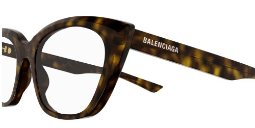Balenciaga BB0219O - 002 - 51 Cadres optiques Havane Œil de chat