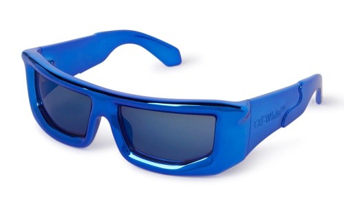Off-White OERI074 VOLCANITE - 4545 - 58 Lunettes de soleil Bleu Angulaire