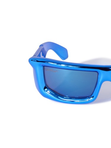 Off-White OERI074 VOLCANITE - 4545 - 58 Lunettes de soleil Bleu Angulaire