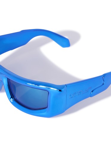 Off-White OERI074 VOLCANITE - 4545 - 58 Lunettes de soleil Bleu Angulaire