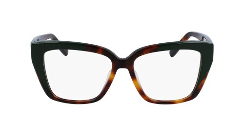 Salvatore Ferragamo SF2939 - 220 - 54 Cadres optiques Havane foncé Coussin arrondi