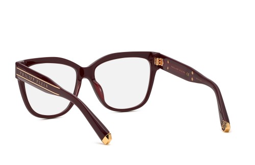 Philipp Plein VPP051 FLYING BUTTERFLY - 0G96 - 55 Cadres optiques Bordeaux Coussin arrondi
