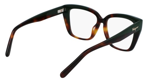 Salvatore Ferragamo SF2939 - 220 - 54 Cadres optiques Havane foncé Coussin arrondi