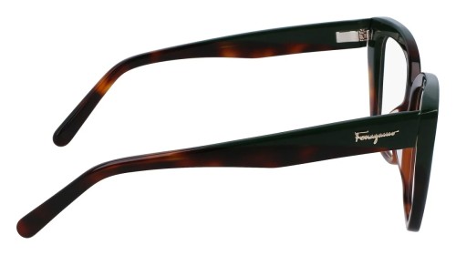 Salvatore Ferragamo SF2939 - 220 - 54 Cadres optiques Havane foncé Coussin arrondi