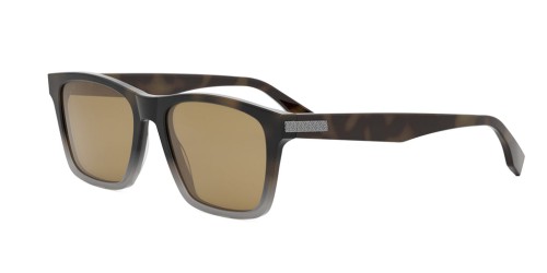 Fendi FE40093F - 56E - 55 Lunettes de soleil Havane foncé Angulaire