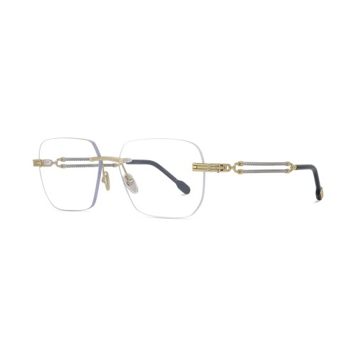 Fred FG50074U - 016 - 57 Cadres optiques Or, Argent, Noir Angulaire