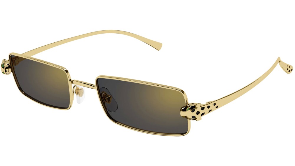 Cartier CT0473S - 001 - 54 Lunettes de soleil Or Angulaire
