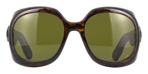 Dior LADY 95.22 R2I - 20C0 N - 58 Lunettes de soleil Havane foncé Ovale