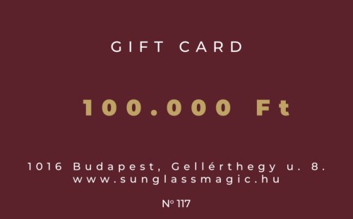 Sunglass Magic Ajándékkártya 100.000 Ft Carte cadeau