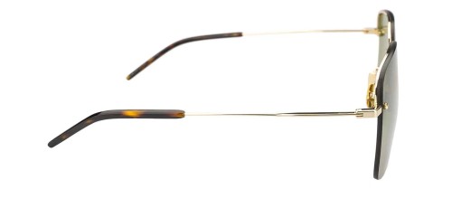 Saint Laurent SL312M - 003 - 58 Lunettes de soleil Or, Havane Angulaire