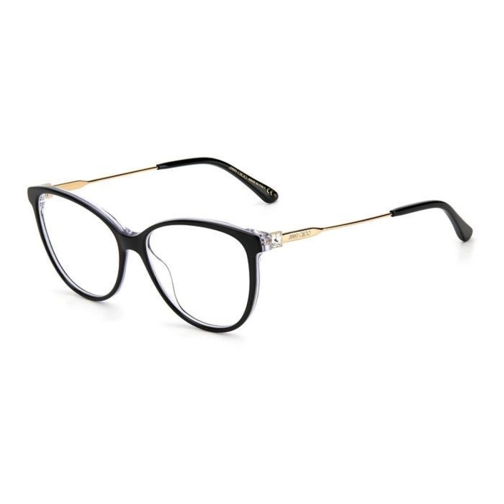 Jimmy Choo JC314 - LY9 - 52 Cadres optiques Noir, Or Œil de chat