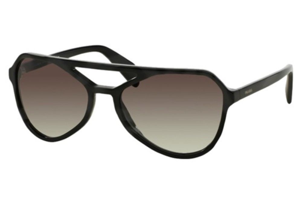 PRADA PR 22RS - 1AB0A7 - 58 Lunettes de soleil Noir Pilote (Aviateur)