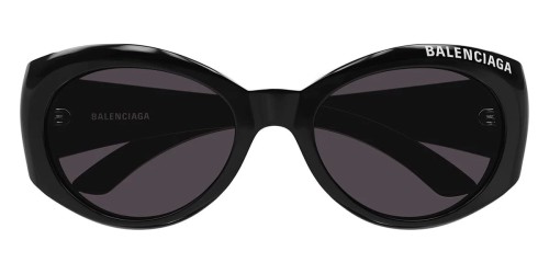 Balenciaga BB0267S - 001 - 57 Lunettes de soleil Noir Ovale