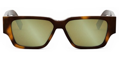 Dior CD DIAMOND S5F - 26F7 U - 60 Lunettes de soleil Havane Angulaire