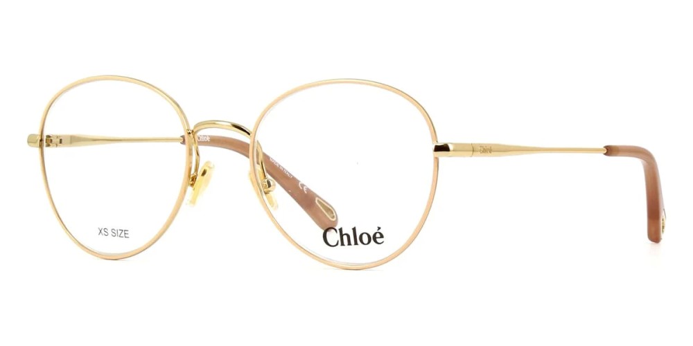 Chloé CH0021O - 009 - 50 Cadres optiques Or Coussin arrondi
