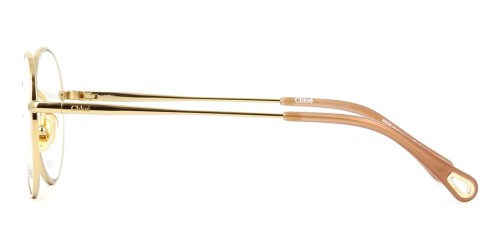 Chloé CH0021O - 009 - 50 Cadres optiques Or Coussin arrondi