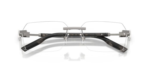 DOLCE & GABBANA DG1361 - ​04 - ​60 Cadres optiques Argent, Havane gris Angulaire