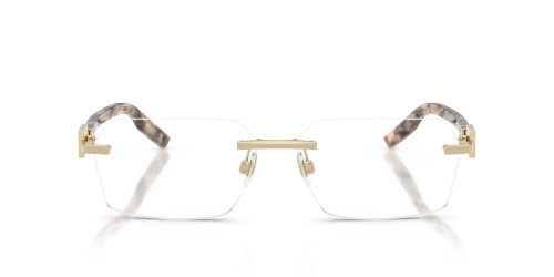 DOLCE & GABBANA DG1361 - ​488 - ​60 Cadres optiques Or, Havane Angulaire