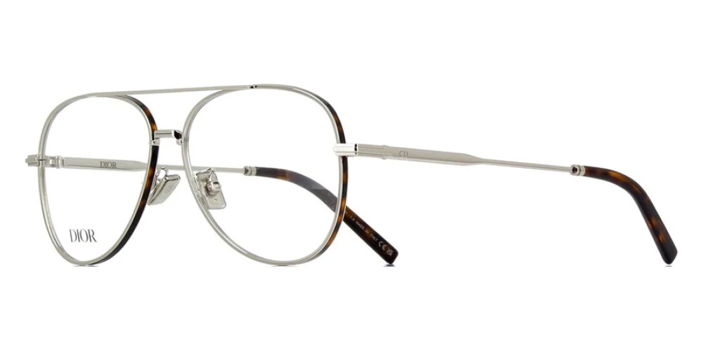 Dior DIORBLACKSUITO A2U - F000 - 57 Cadres optiques Argent, Havane Pilote (Aviateur)