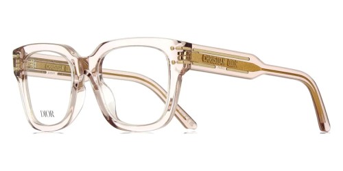 Dior DIORSIGNATUREO S5I - 7800 - 52 Cadres optiques Rose, Transparent, Or Angulaire