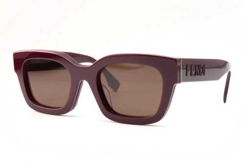 Fendi FE40119F - 69E - 53 Lunettes de soleil Violet Angulaire
