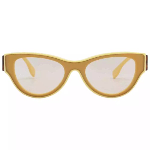 Fendi FE40135I - 39E - 139 Lunettes de soleil Marron Œil de chat