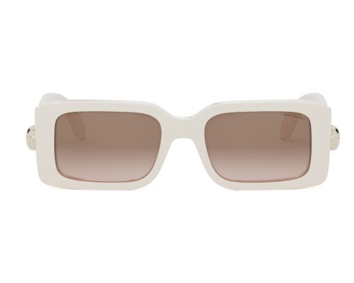 Bvlgari BV40044F SERPENTI - 25F - 56 Lunettes de soleil Blanc Angulaire
