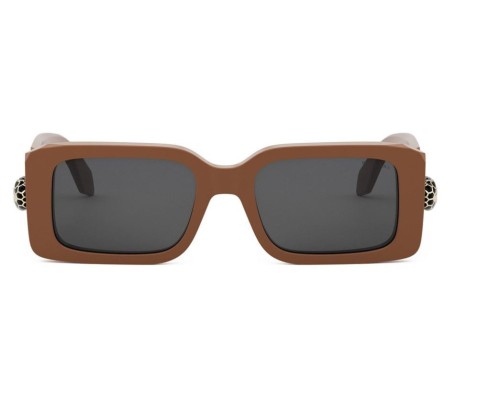 Bvlgari BV40044I SERPENTI - 45A - 53 Lunettes de soleil Marron Angulaire