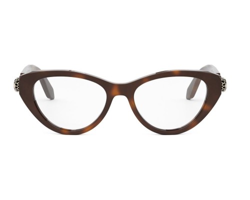Bvlgari BV50029I SERPENTI - 053 - 52 Cadres optiques Havane Œil de chat