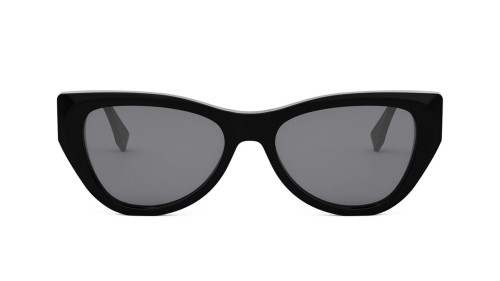 Fendi FE40149I - 01A - 54 Lunettes de soleil Noir Œil de chat