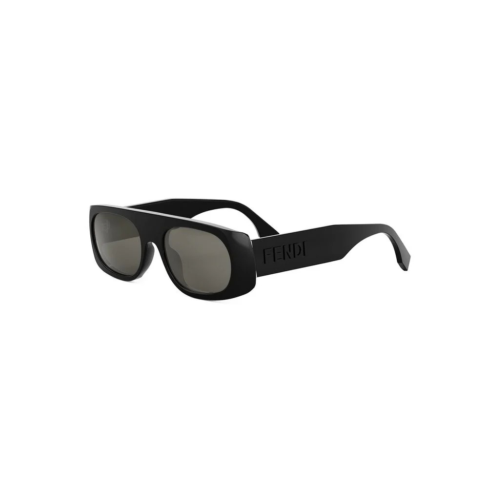 Fendi FE40169I - 01A - 54 Lunettes de soleil Noir Angulaire