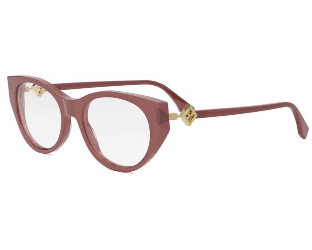 Fendi FE50099I - 069 - 53 Cadres optiques Rose Œil de chat