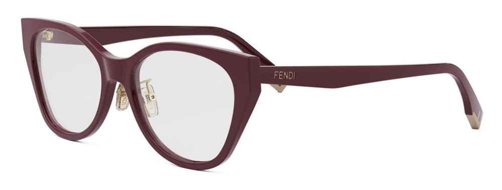 Fendi FE50120F - 069 - 54 Cadres optiques Rouge Œil de chat