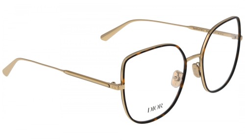 Dior GEMDIORO B1U - B500 - 56 Cadres optiques Havane, Or Papillon